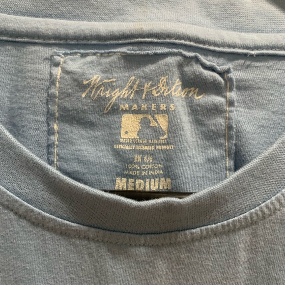 Rays Baseball Tampa Bay Shirt. Distressed look. Wright and Ditson NEW - Picture 3 of 3